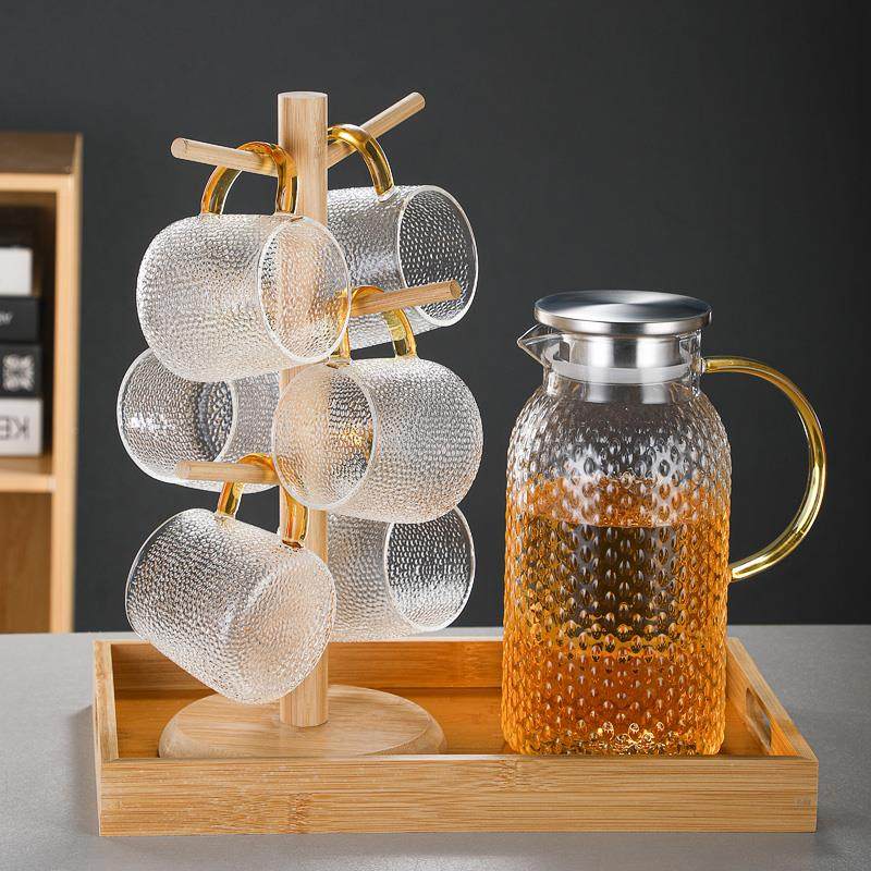 xyt家用玻璃凉水壶水杯套装耐热高温冷水壶茶壶大容量凉白开玻璃,餐饮具,冷水壶,淘宝优惠券,粉丝福利购,淘宝优惠卷