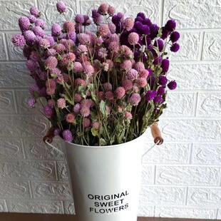 千日红干花花束真花材料 云南干花千日红花头干花材料干花 千日红