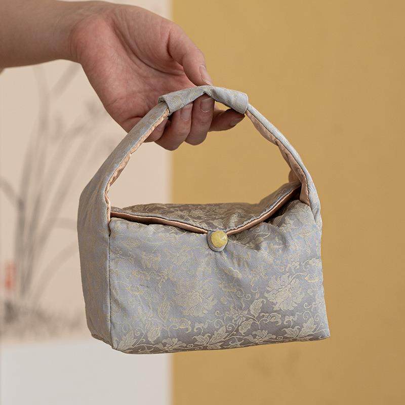 新中式茶事包茶杯茶壶收纳包茶具便携收纳袋杯布包主人一壶一杯,餐饮具,整套茶具,淘宝优惠券,粉丝福利购,淘宝优惠卷