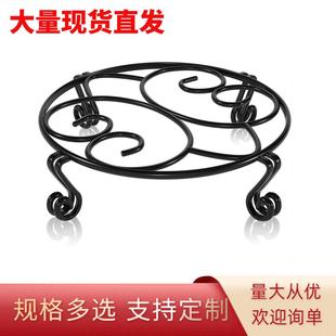 铁艺小花架单层桌面简约落地式花盆架大号花架子阳台客厅绿萝盆栽