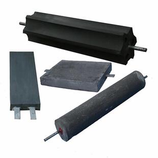 石墨接地模块 接地引线 回填料改善电阻率 物理降阻剂 离子缓释剂