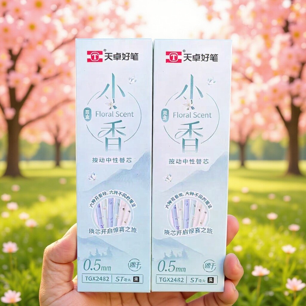 天卓花香0.5ST速干中性笔替芯