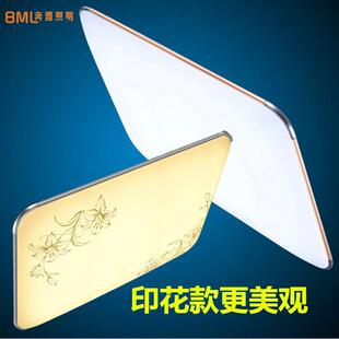 LED薄亚克力铝材吸顶灯 长方形客厅装修卧室灯客厅灯房间灯具