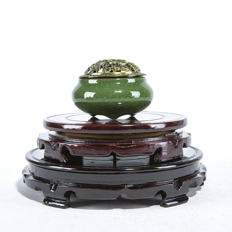 圆形实木底座 花瓶花盆鱼缸底座托盘 茶具奇石酒坛玉器托木质摆件,家居饰品,装饰摆件,淘宝优惠券,粉丝福利购,淘宝优惠卷