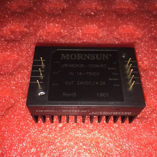URF4824QB-100WHR3金升阳DC-DC电源模块18-75V转24V4.2A带散热器