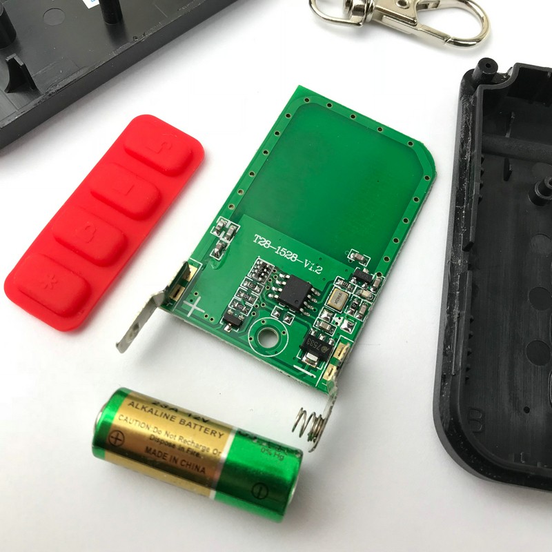 百盛T28-1528-V1.2电动伸缩门道闸挡车器栏杆平移门遥控器SFR433