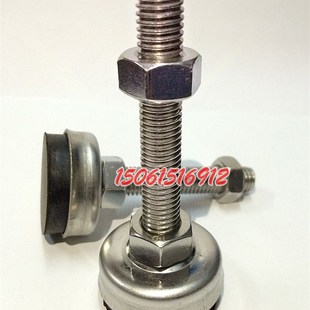 地脚杯 蹄脚 防滑调节脚D40M8M10M12 支撑脚 304不锈钢防震调整脚