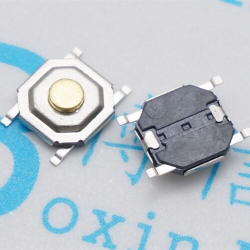4*4*1.7mm 轻触开关 微动 按钮开关 4x4x1.7 贴片四脚 防水铜头