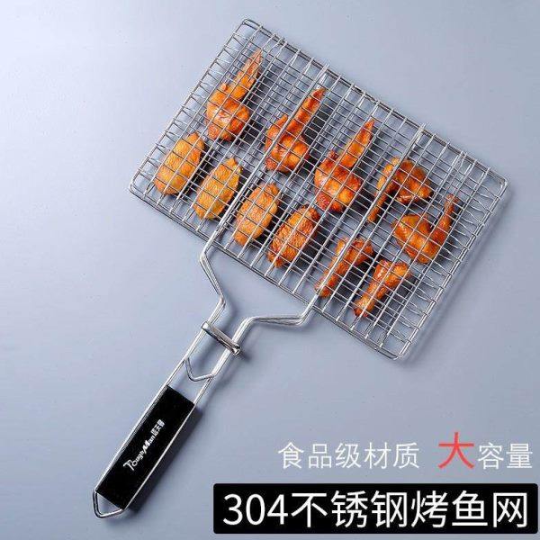 304不锈钢烤鱼网 烤肉烤鱼夹子网烧烤篦子夹板烧烤工具用品,厨房/烹饪用具,烧烤网,淘宝优惠券,粉丝福利购,淘宝优惠卷