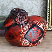 12十二生肖羊存钱罐客厅装 饰摆件创意生日礼品超大号卡通储蓄罐