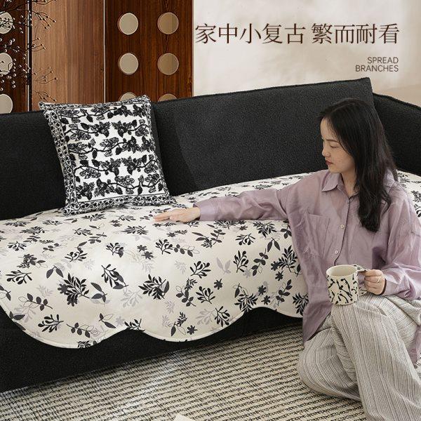 沙发垫高级感异形沙发坐垫四季通用防滑沙发盖布法式奶油风沙发巾,居家布艺,沙发垫,淘宝优惠券,粉丝福利购,淘宝优惠卷