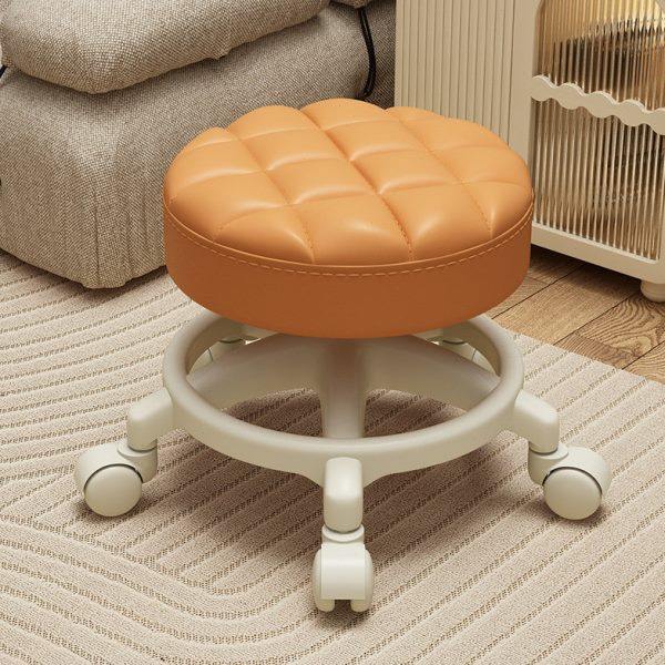 软包小凳子家用万向轮小凳子滑轮矮凳客厅沙发凳带娃神器宝宝学步,住宅家具,矮凳,淘宝优惠券,粉丝福利购,淘宝优惠卷