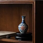 木圆形底座花瓶底座雕刻工艺品摆件茶壶鱼缸奇木底座托架可旋转