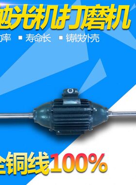 气鼓电机抛光电动打磨机海绵轮砂布轮 木工砂光机 YJP112M-4 4KW