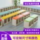 架柜子 凳儿童培训班舞蹈室收纳鞋 早教中心软包鞋 柜幼儿园可坐换鞋