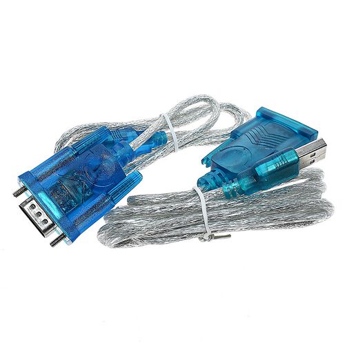 HL-340 USB-RS232转换线USB转串口线/COM公母头9针串口线支持win7