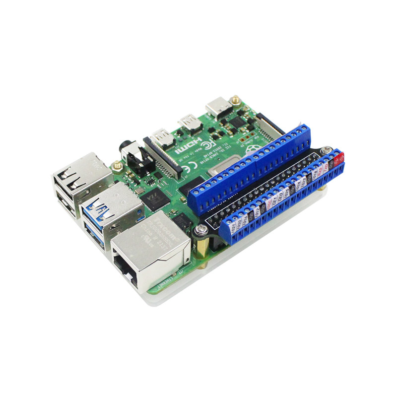 树莓派GPIO端子扩展板 Raspberry Pi 3B/3B+/4B GPIO输出接口模块