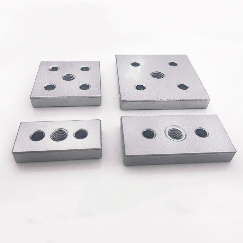 ACF23-308/4010-3060/6060/4080/8080-M12/M16 铝型材脚杯连接板