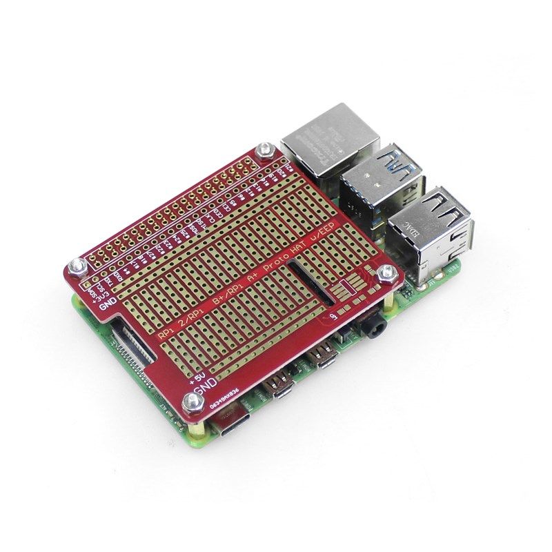 树莓派Raspberry pi 3B+/4B Proto HAT洞洞板GPIO扩展板焊接板DIY