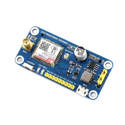 树莓派Raspberry Pi 4B/Zero GSM/GPRS扩展板 SIM800短信上网模块