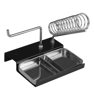 多功能电烙铁架焊锡丝架全金属锡线架子936焊台烙铁座电焊笔插架