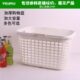 超市便利店精品连锁店加厚手提购物篮 塑料脏衣篮买菜KTV啤酒框筐