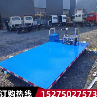 铁路火车轨道车果园大棚山地轨道运输车1435轨距电动遥控平板车