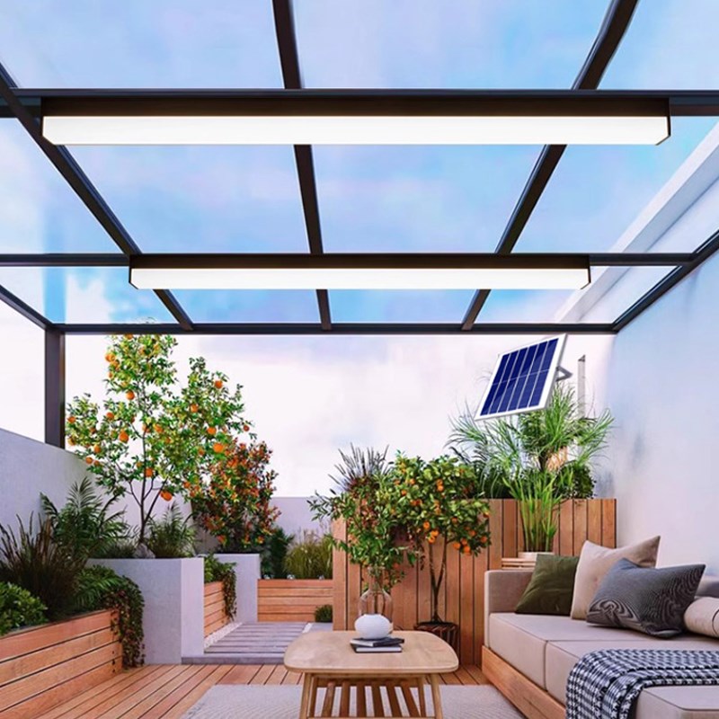 太阳能阳光房专用灯阳台防雨防水B防虫长条灯屋檐露台阳光房雨棚