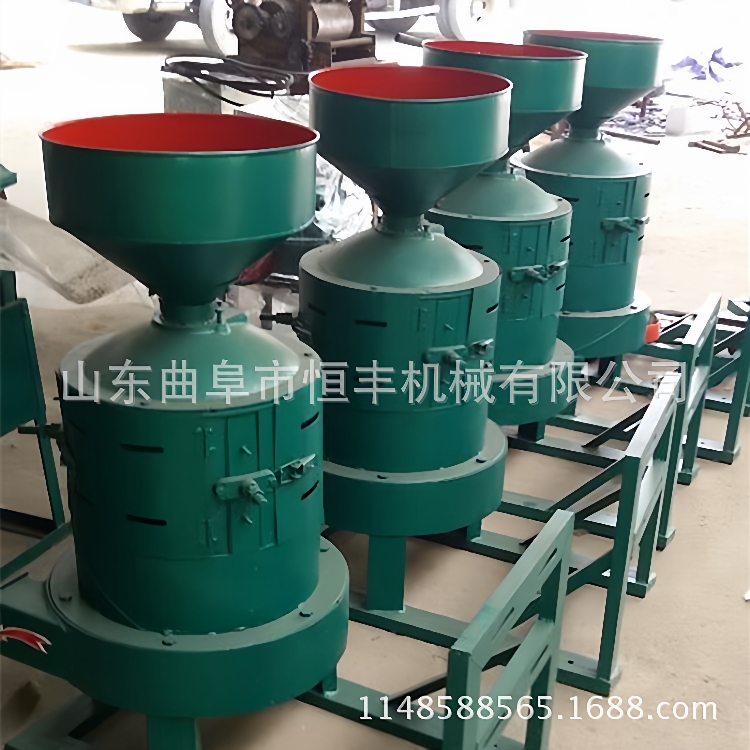 稻谷砂轮式谷子大产量脱皮机厂家小型玉米制糁机杂粮脱皮打碴机