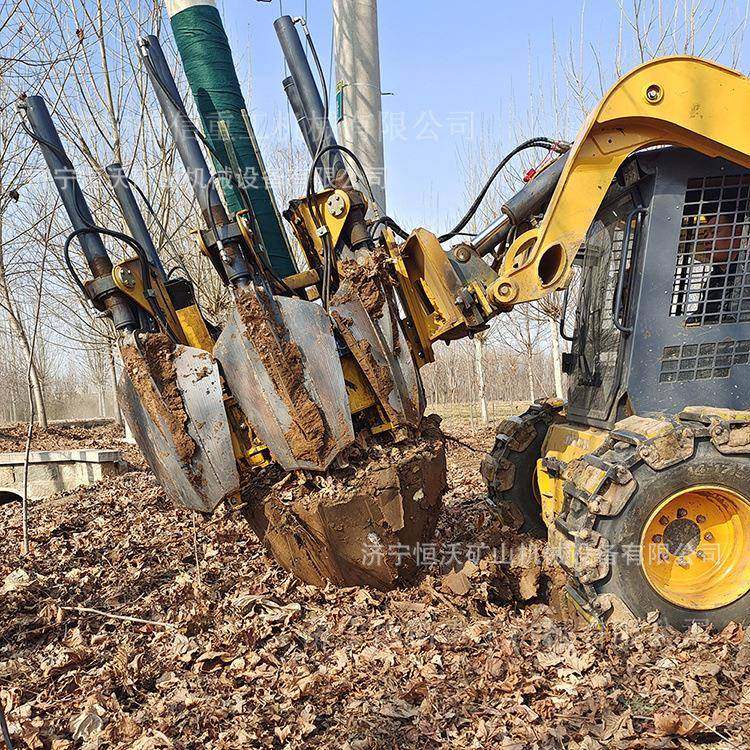 带土球挖树机大型液压多瓣式起树机刀铲式园林起苗移树一体机,农机/农具/农膜,林业机械,淘宝优惠券,粉丝福利购,淘宝优惠卷