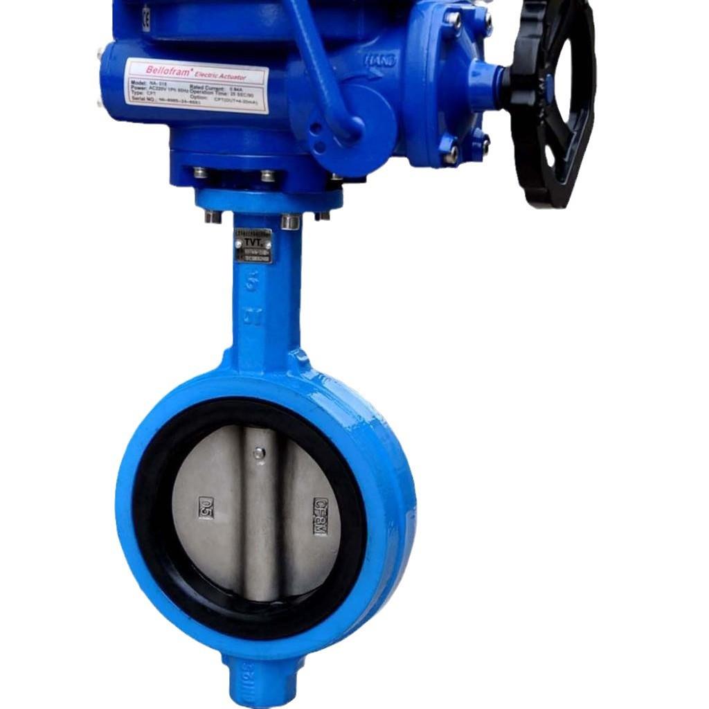 手动蝶阀改自动阀水处理蝶阀电动执行器锅炉排污电控D41X快开蝶阀