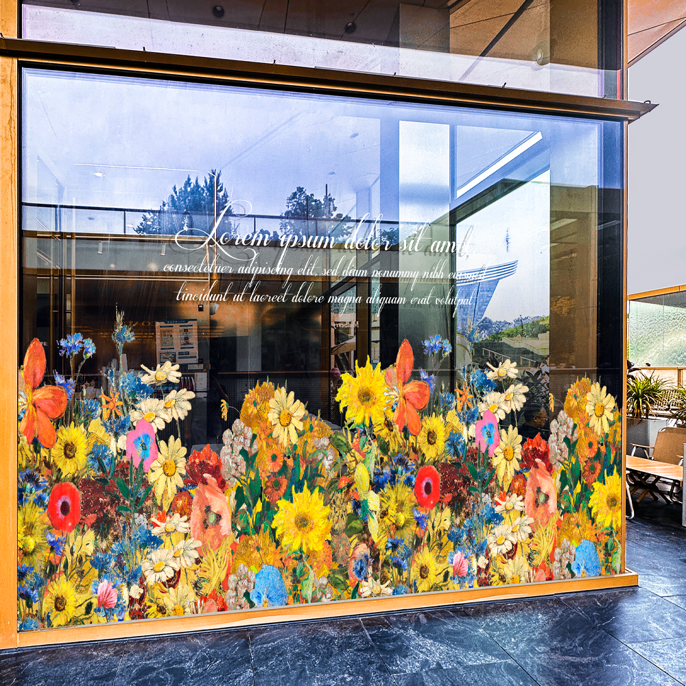 雅彦展厅画室艺术腰线底纹装饰