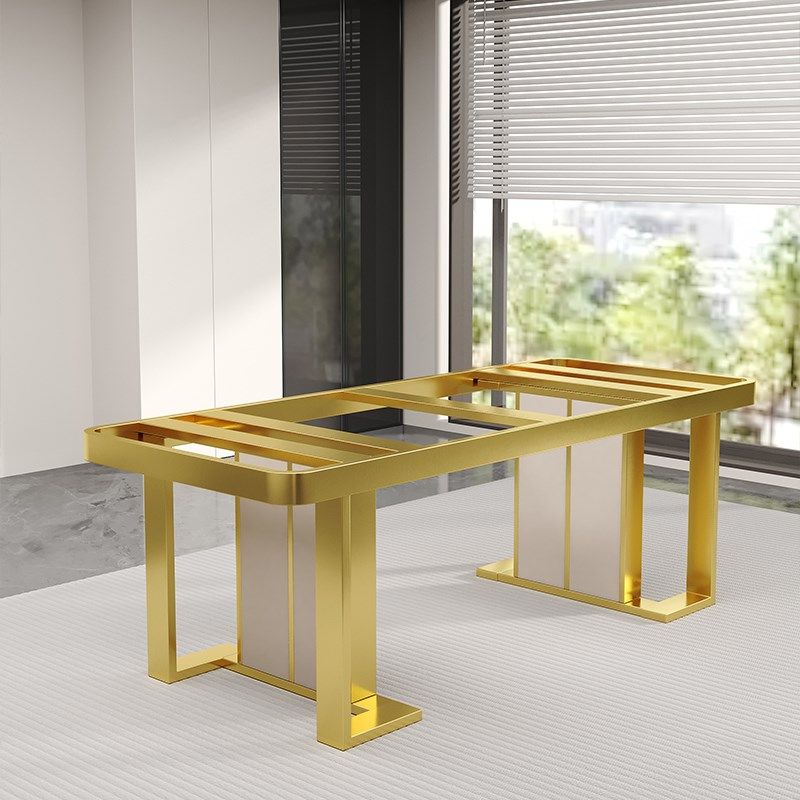 不锈钢桌腿d桌脚桌架支架定制大理石岩板餐桌桌腿茶桌茶几金属底