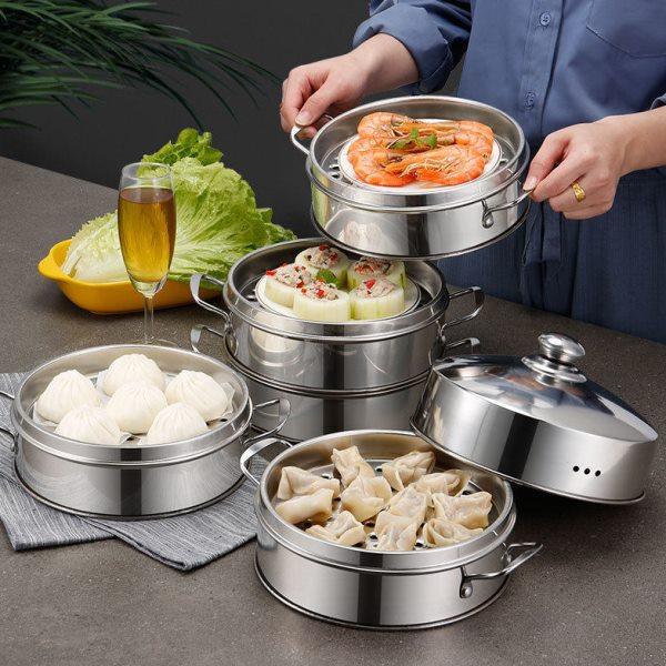 蒸笼不锈钢蒸锅笼屉家用蒸格沙县小吃12cm-30cm商用蒸包子蒸馒,厨房/烹饪用具,蒸格/蒸片/蒸架,淘宝优惠券,粉丝福利购,淘宝优惠卷