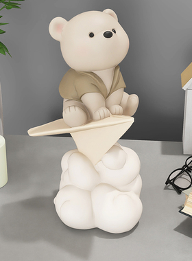治愈元气熊客厅摆件家居s饰品电视柜酒柜玄关生日乔迁礼物送闺蜜