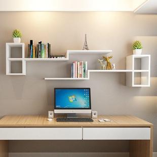 客厅面装饰书沙发墙上架置物架卧室床墙家用壁挂式收纳TCE创意格