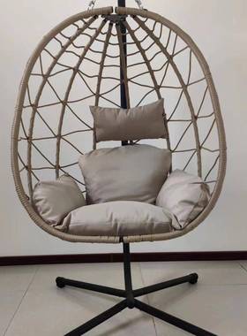 藤椅用吊篮休秋千庭院阳台家ONG闲吊椅室内宿舍藤外编鸟巢户吊篮
