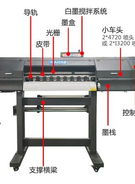白墨柯打烫画印机 DF 服装T恤数码T印花机热转印KAIOU-60衣服机式