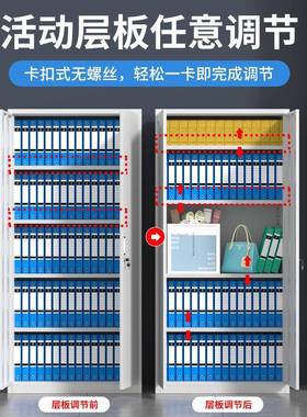 铁钢制办室文件柜皮资凭料档47759案柜带锁财务证柜抽公屉矮柜储
