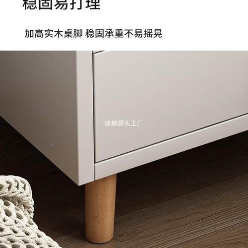 床头柜1床头柜简约现实木腿储物柜小型床简易2卧室代家用205新款