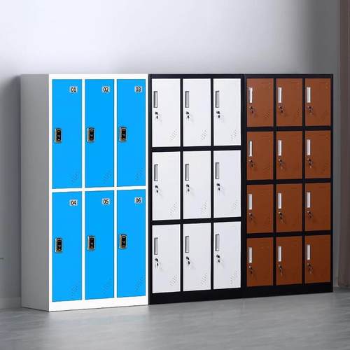 员彩更衣柜电子感应锁存包柜浴换衣柜健身房色铁室皮柜储物工xd-0