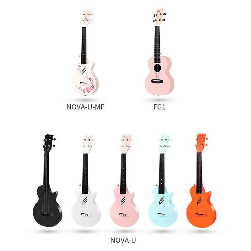 En/a恩雅nova u碳纤维尤克里里学初者入门小吉他女生款女y男NOVA