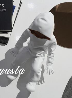 简约客厅电视柜GLQ房玄关柜样间儿板童房书柜办公室人物件软装饰