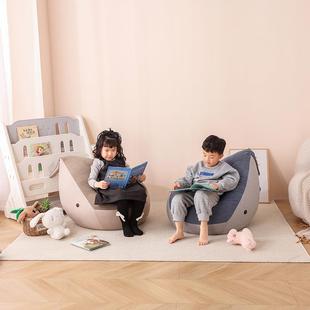 儿童小榻沙鱼发阅书读角鲸豆袋懒人卧室榻米773可爱看区小孩换洗