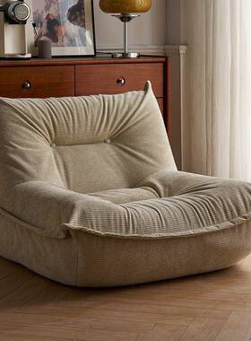 沙发发椅榻榻米可懒人沙发可睡躺室卧卧阳台小沙毛毛虫网红单GNH