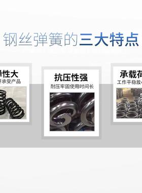 钢弹丝XVP弹簧拉减震产压缩弹簧 弹力平台减震簧非标生厂力家