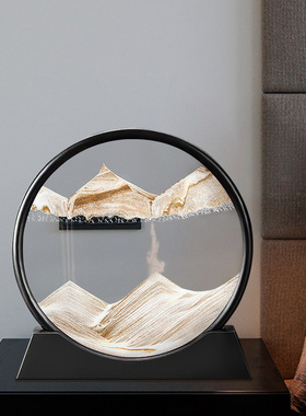 流沙画摆件解压闷艺术漏家