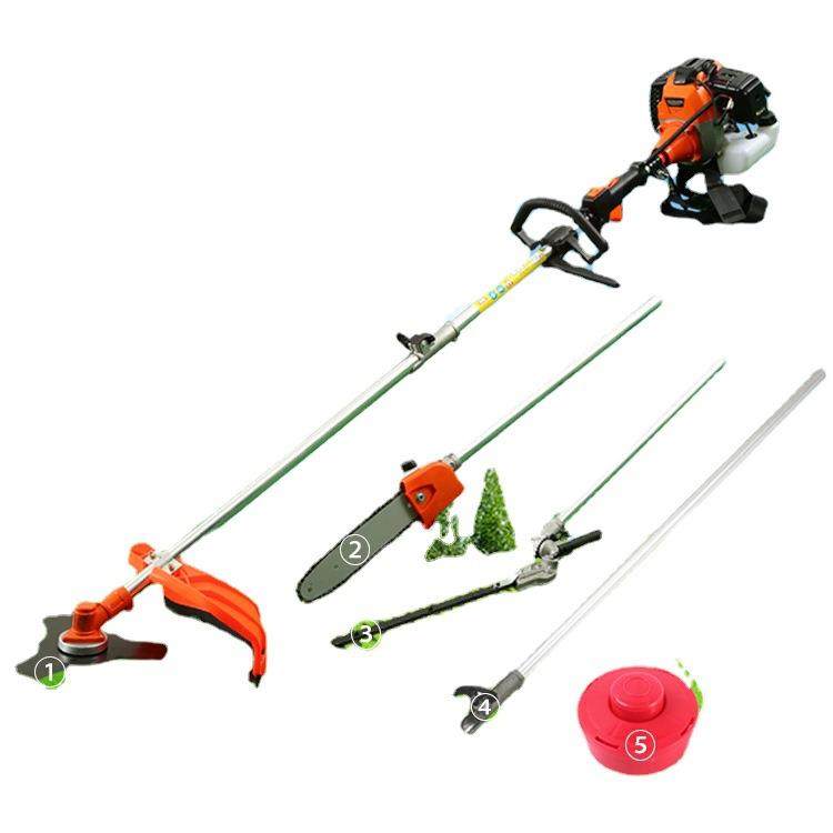 热销五合一多功能割草机割灌机高枝锯除草机高枝剪 四头更换多用,农机/农具/农膜,割灌机/割草机/油锯,淘宝优惠券,粉丝福利购,淘宝优惠卷