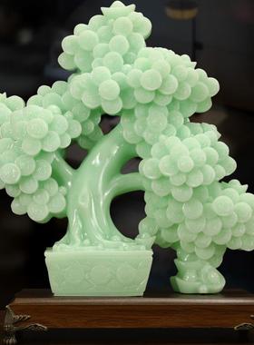 摇钱树摆件客厅玄关电视柜发财树装饰品摆设店铺开业迎客招财礼品