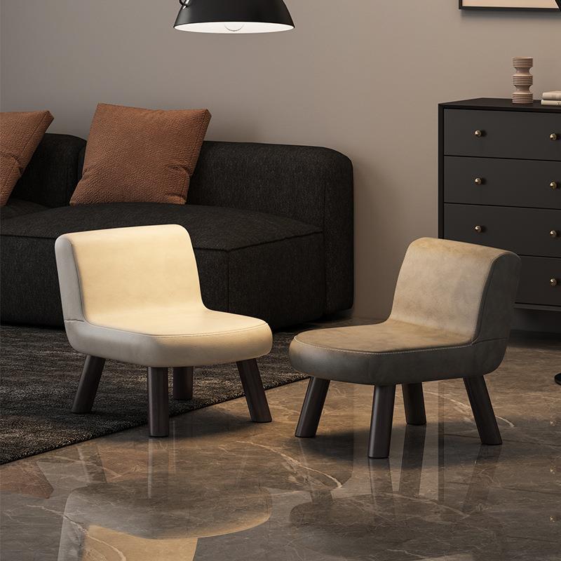 包邮皮质靠背沙发凳家用小椅子成人板凳简约矮凳子门口换鞋凳客厅